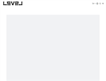 Tablet Screenshot of level-clothing.com
